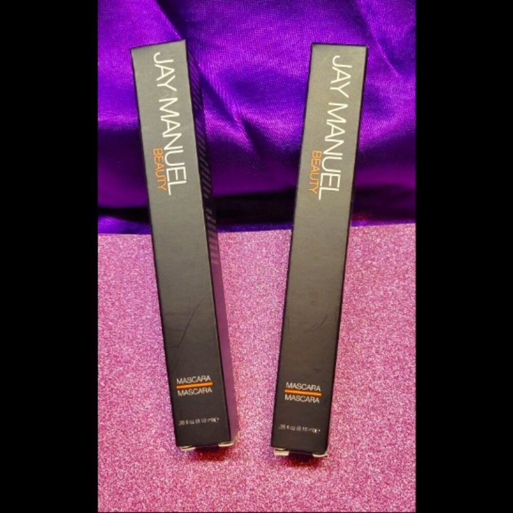 Jay Manuel Beauty Mascara - Royale (Blue) Set of 2 -Brand New in Box